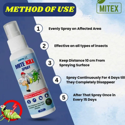 Mite Kill Spreay 50ML (Pack of 3) Home Essentials