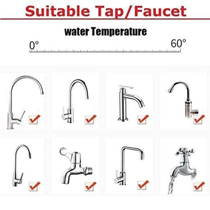 Home Kitchen Faucet Tap Water Clean Purifier Filter(Pack of 2) Home Essentials