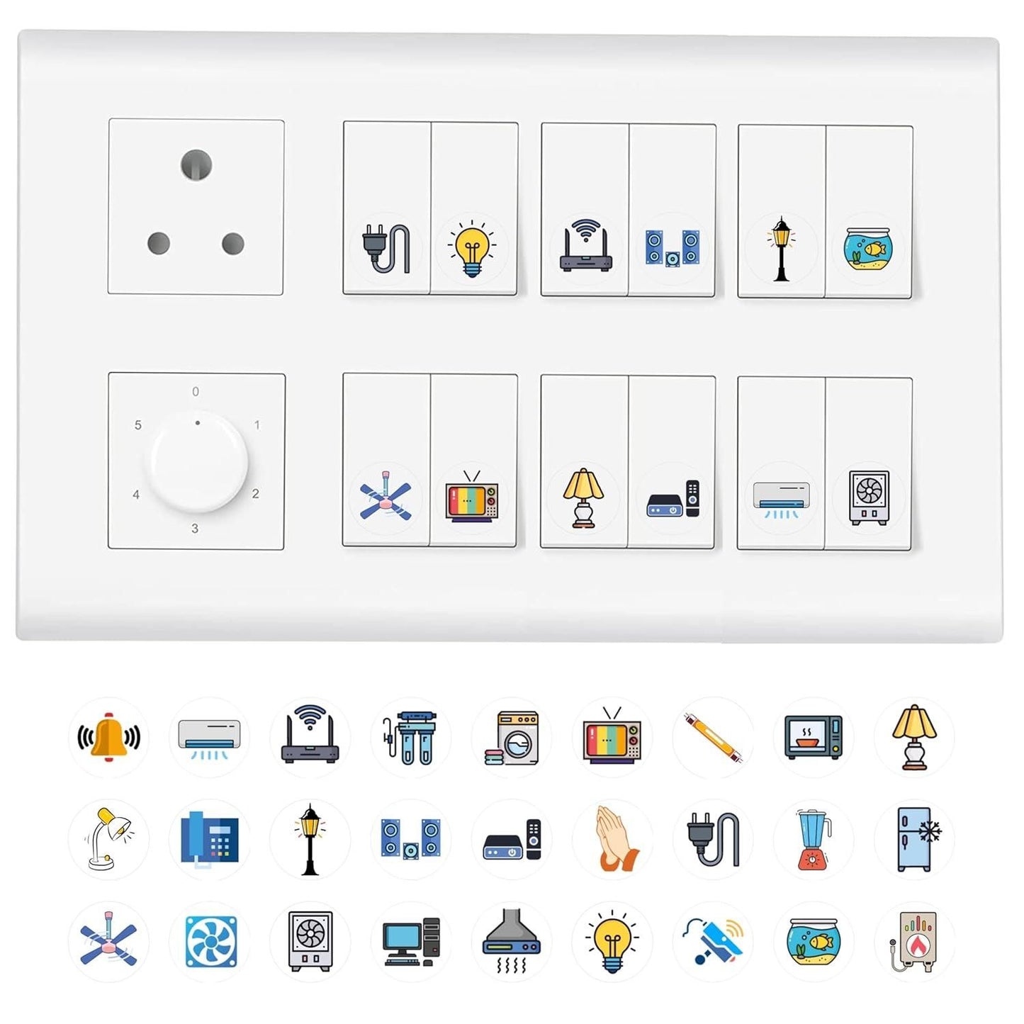 3D Premium Switch Stickers (149 Stickers) Home Essentials