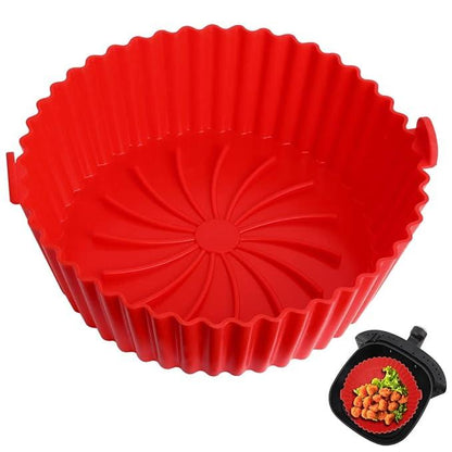 Air Fryer Silicone Baking Tray Reusable  Mold Home Essentials