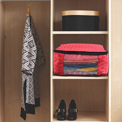 Saree Cover - Non Woven Printed Big Size Saree Covers ( Pack of 3 ) Home Essentials