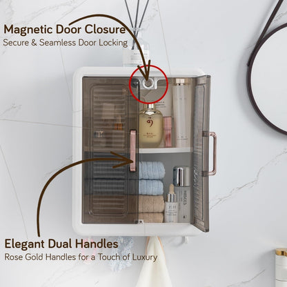 Minimalist Wall-Mounted Storage Box for The Bathroom