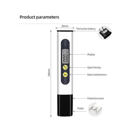 Water TDS Meter Tester Home Essentials