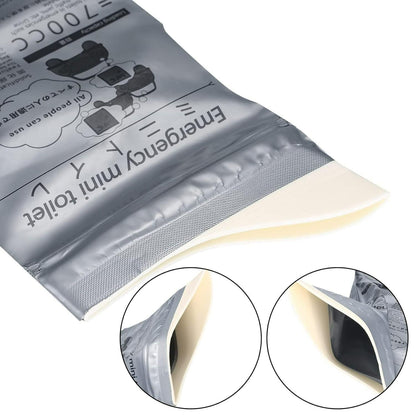Emergency Mini Toilet-Urine Bag (Pack of 4) Home Essentials