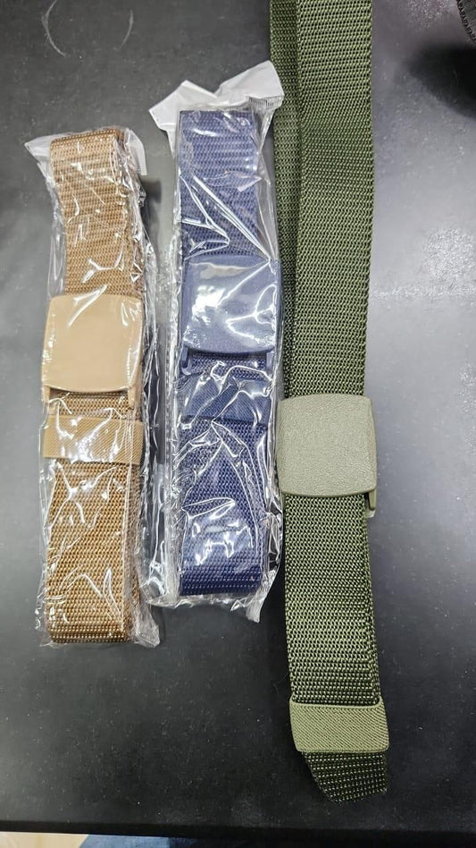 Unisex Canvas Belt Pack Of 2 Accessories