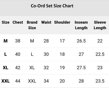 Men's Crinkled Co-Ord Set Black Men