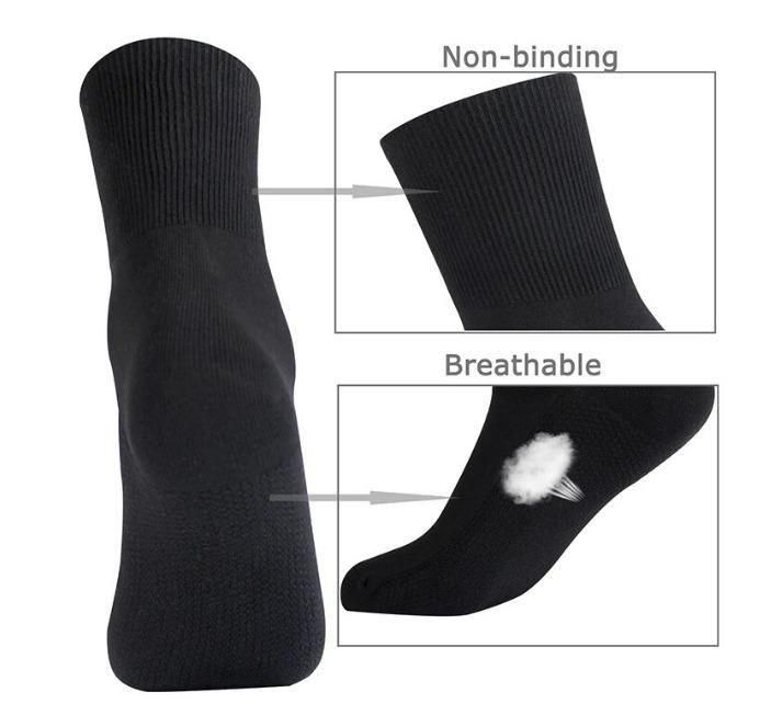 Socks Non-Binding Loose Top Socks Cotton Material Non- slip and Breathable Accessories