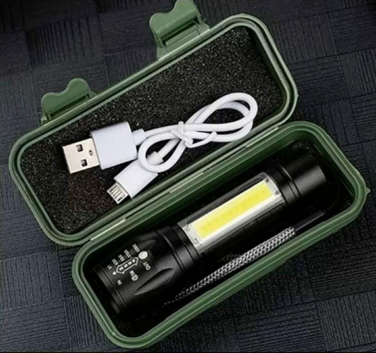 Pocket Size Mini Portable XPE + COB LED Tactical Flashlight Electronics