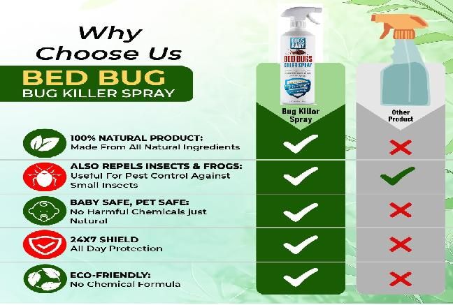 Bedbug killer spray Non-Toxic Pack of 2 (200 ml ) Home Essentials