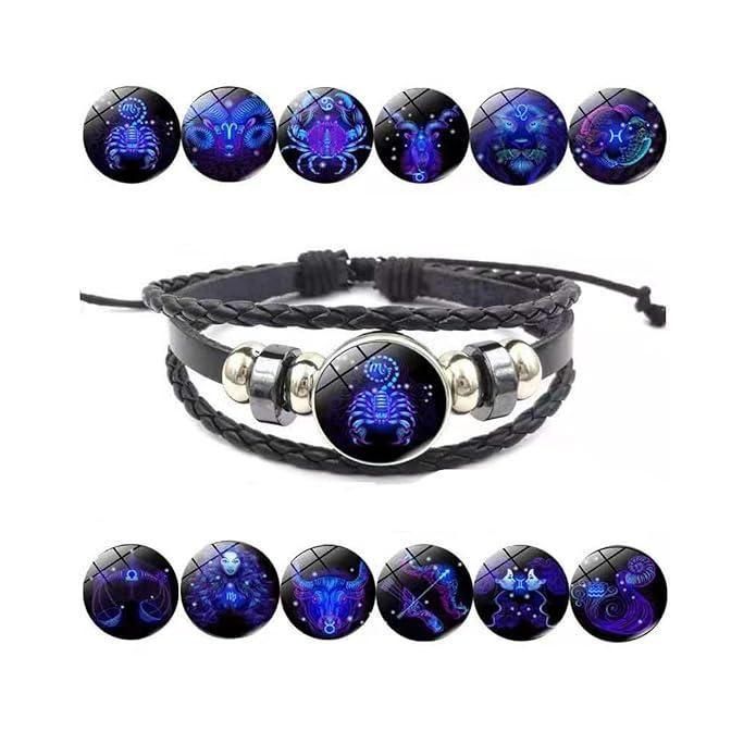 Guardian Bracelet Black Leather Bracelet Adjusta Jewelleryble