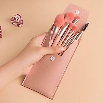Mini 8 Pcs Makeup Brush Set