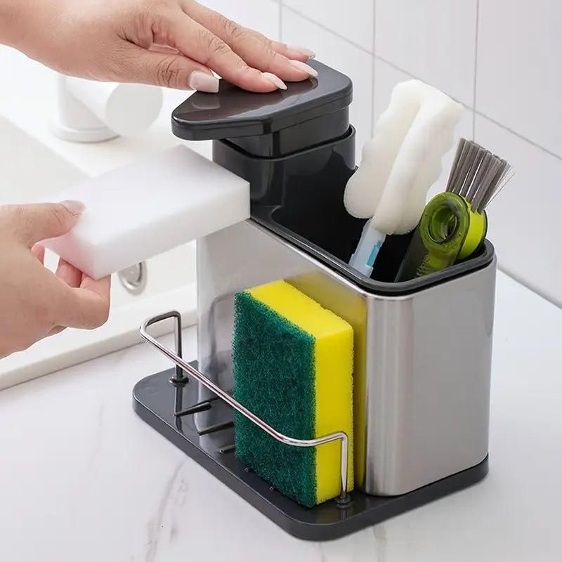 3 in 1 Kitchen Sink Caddy Stand Home Essentials