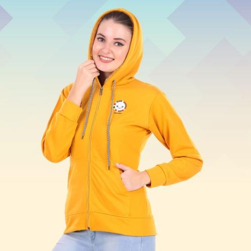 Woman Stylish Zipper Hoodies Women Western