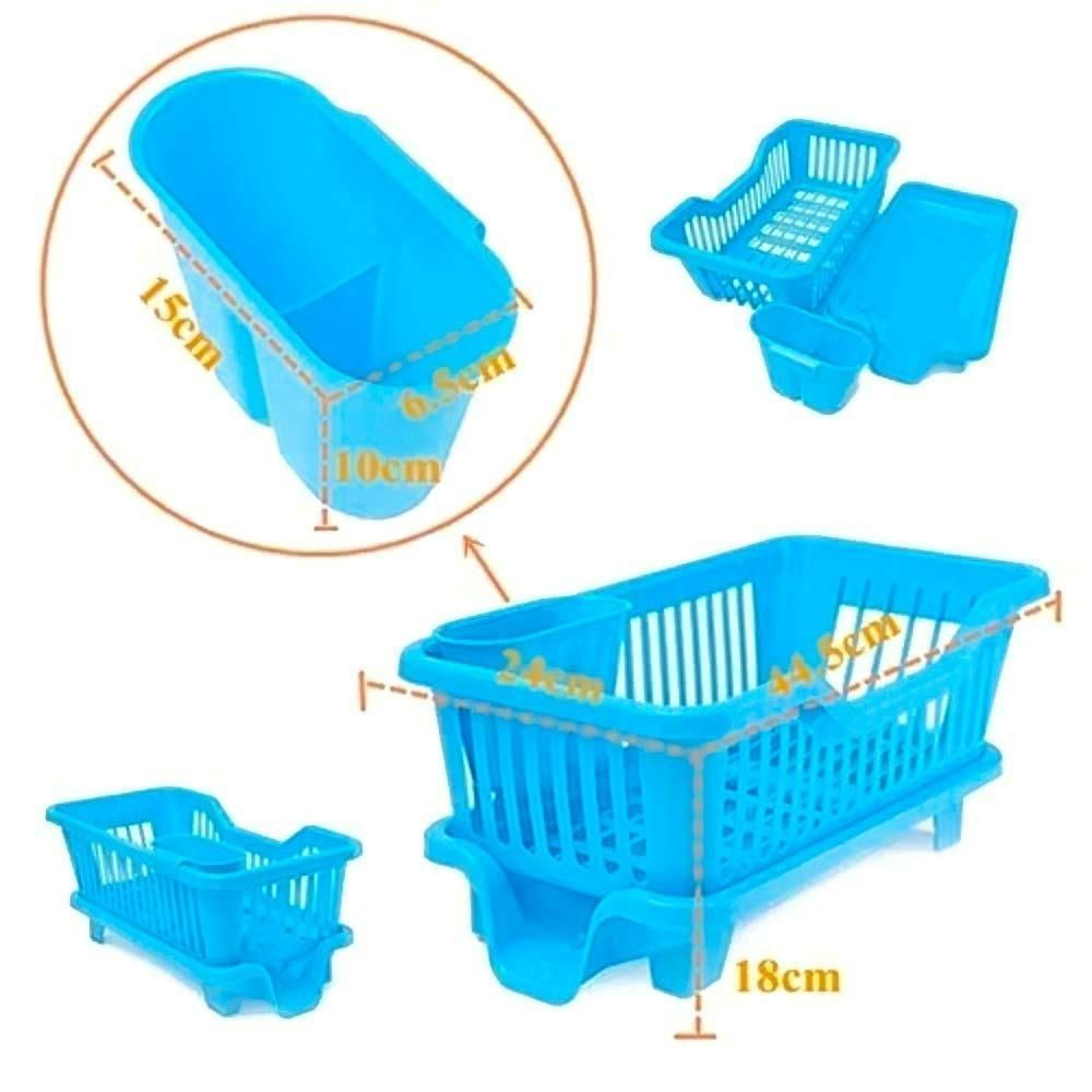 3 in 1 Kitchen Dish Drainer Home Essentials