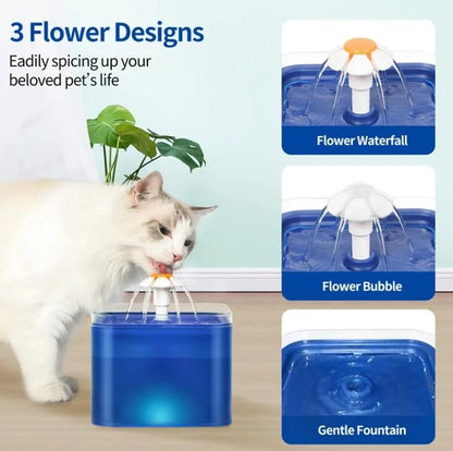 2L Small Pet Water Fountain for Kitten & Small Dogs Home Essentials