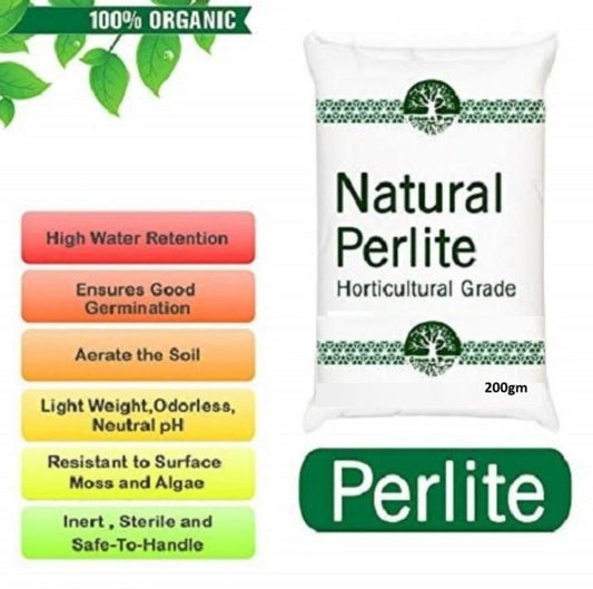 Natural Perlite for Organic Gardening 200gm Home Essentials