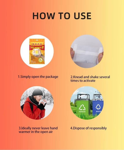 Disposable Hand, Foot & Toe Warmers (Pack of 1) Gym & Wellness