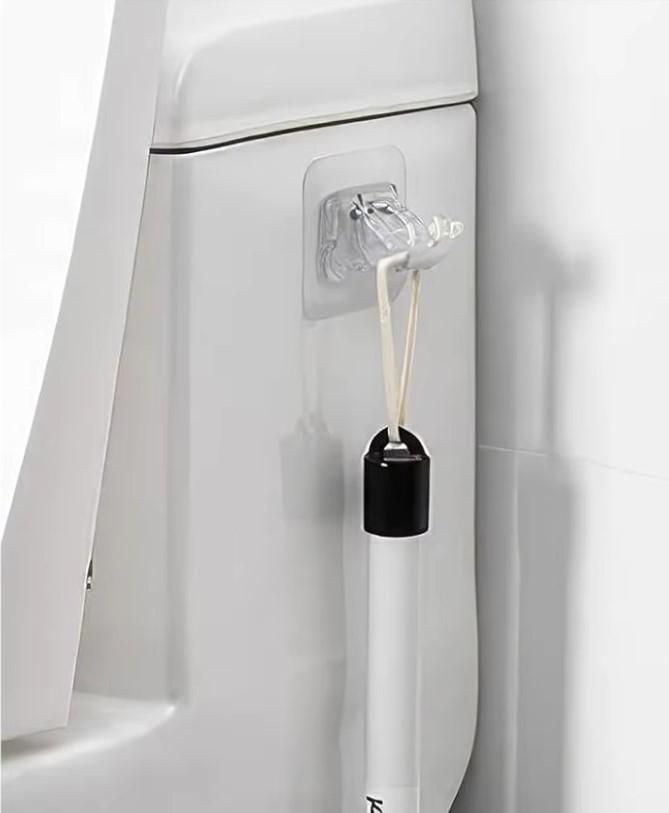 Rods Clips Hook Self Adhesive Pack of 6 Home Essentials