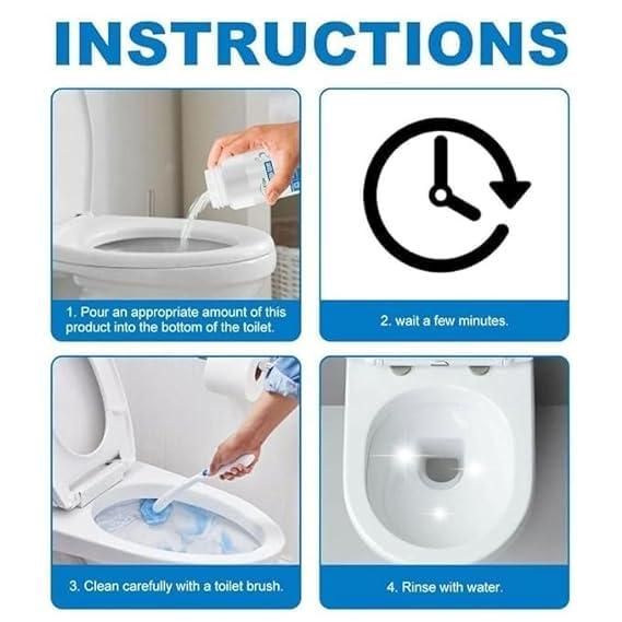 Toilet Active Oxygen Agent (Pack Of 3) Home Essentials