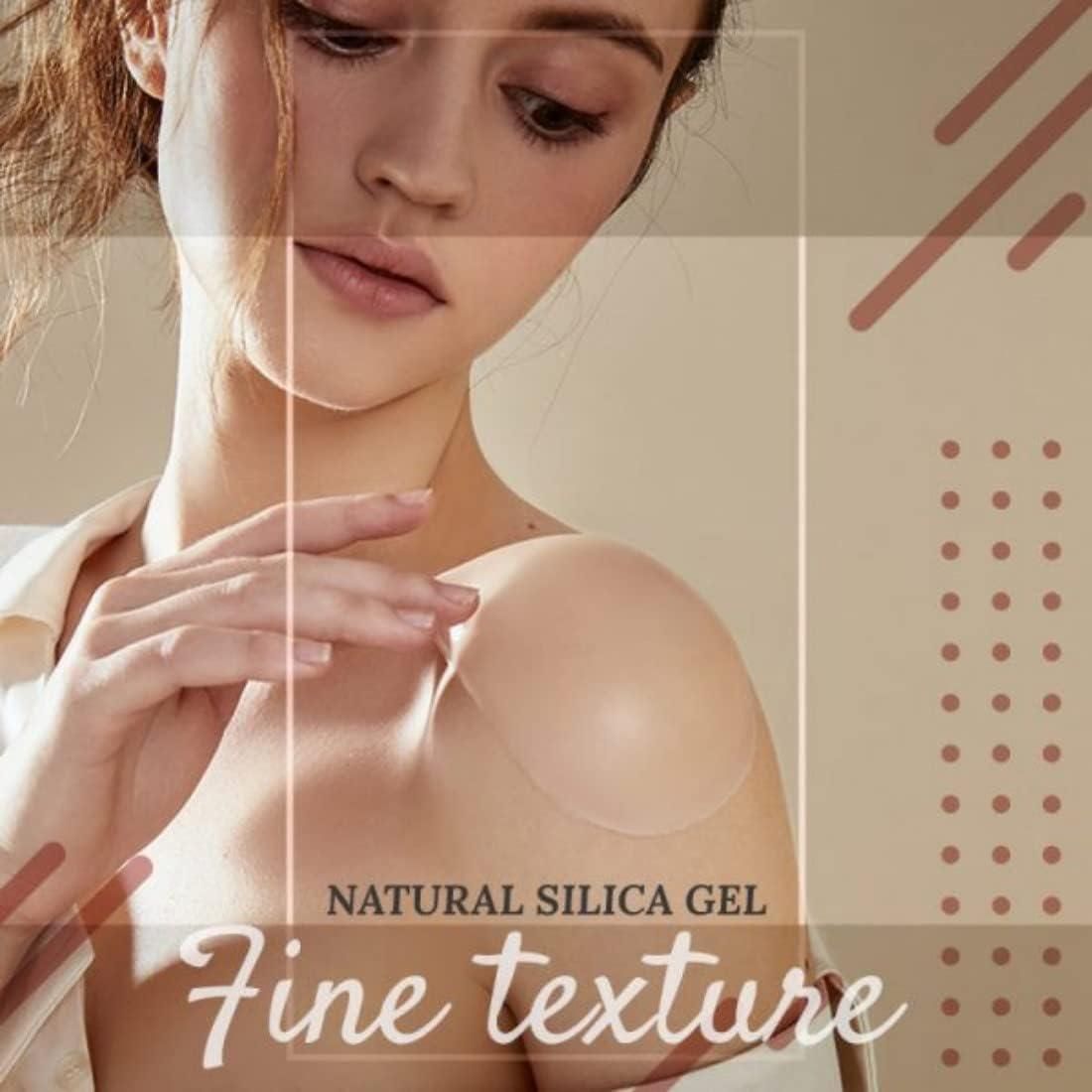 Soft Silicone Anti-slip Shoulder Push-up Pads Women Western