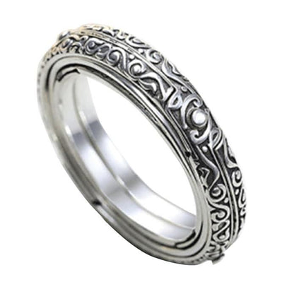 Astronomical Ball Ring Cosmic Finger Ring Couple Jewelry Silver Plated Jewellery