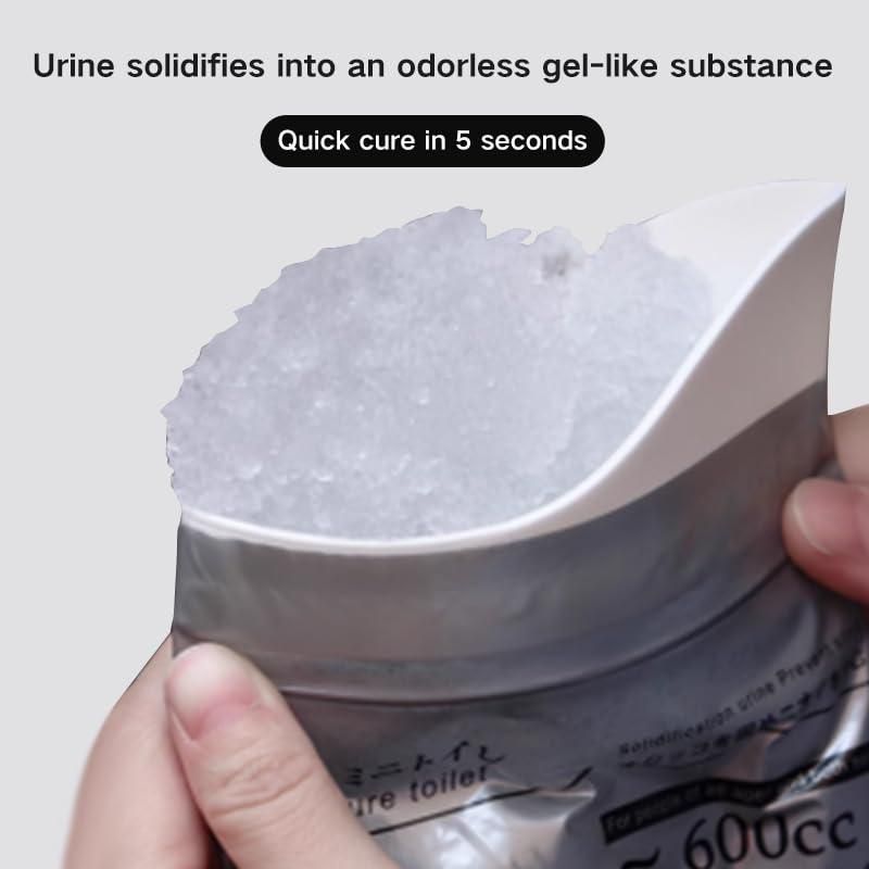 Emergency Mini Toilet-Urine Bag (Pack of 4) Home Essentials