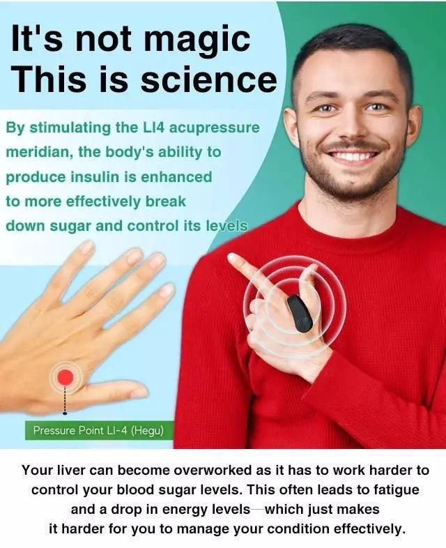 Sugar Control LI4 Acupressure Point Clip Pack of 2 Home Essentials