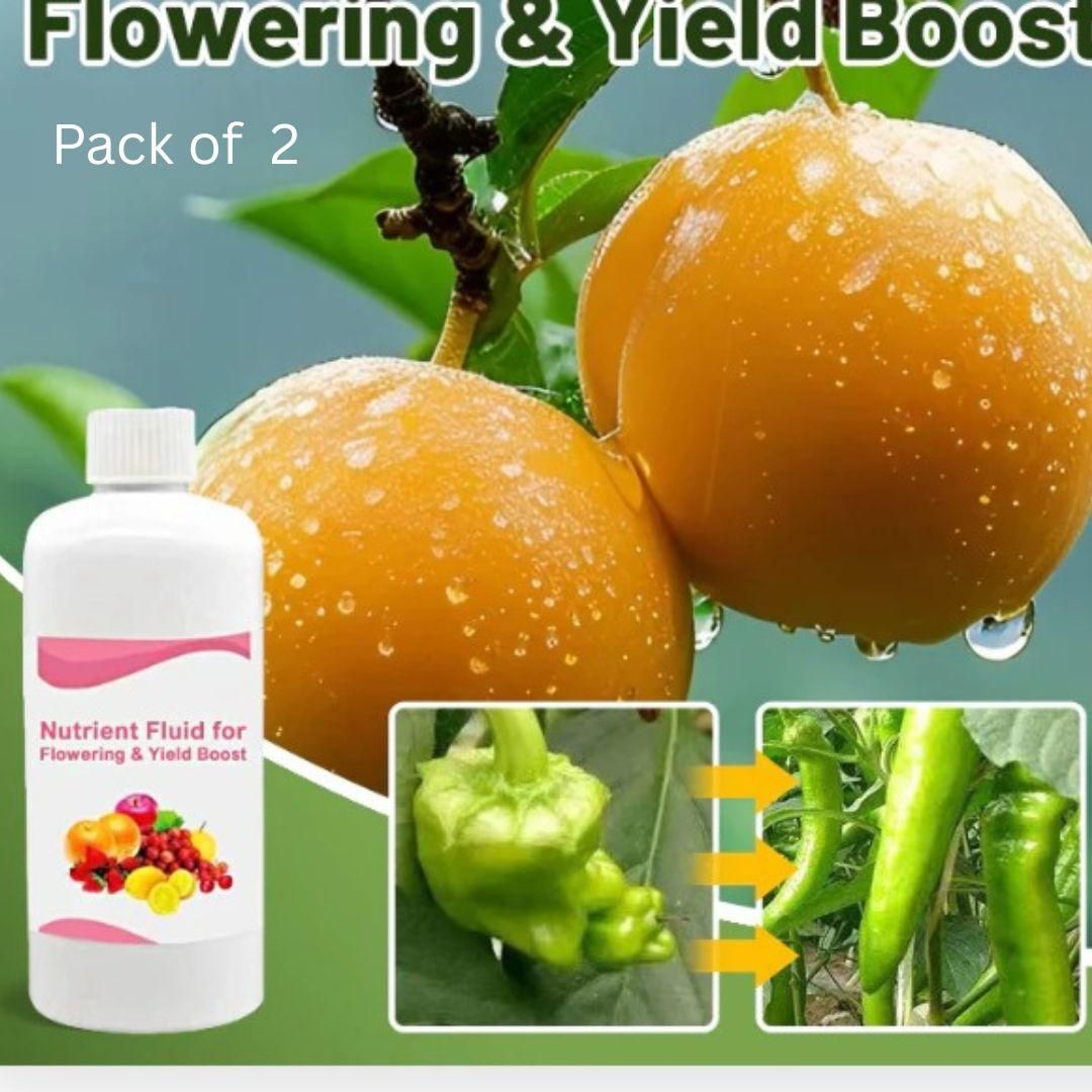 Nutrient Fluid for Flowering and Yielding Boost (Pack of 2) Home Essentials
