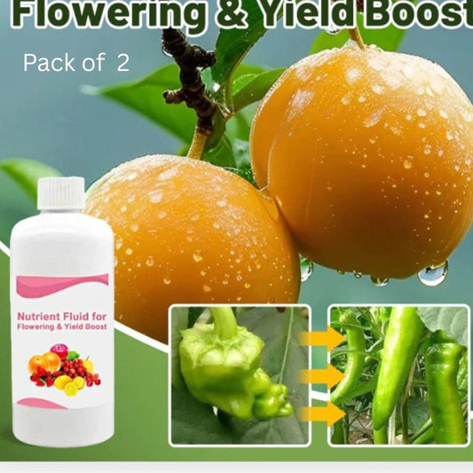 Nutrient Fluid for Flowering and Yielding Boost (Pack of 2) Home Essentials