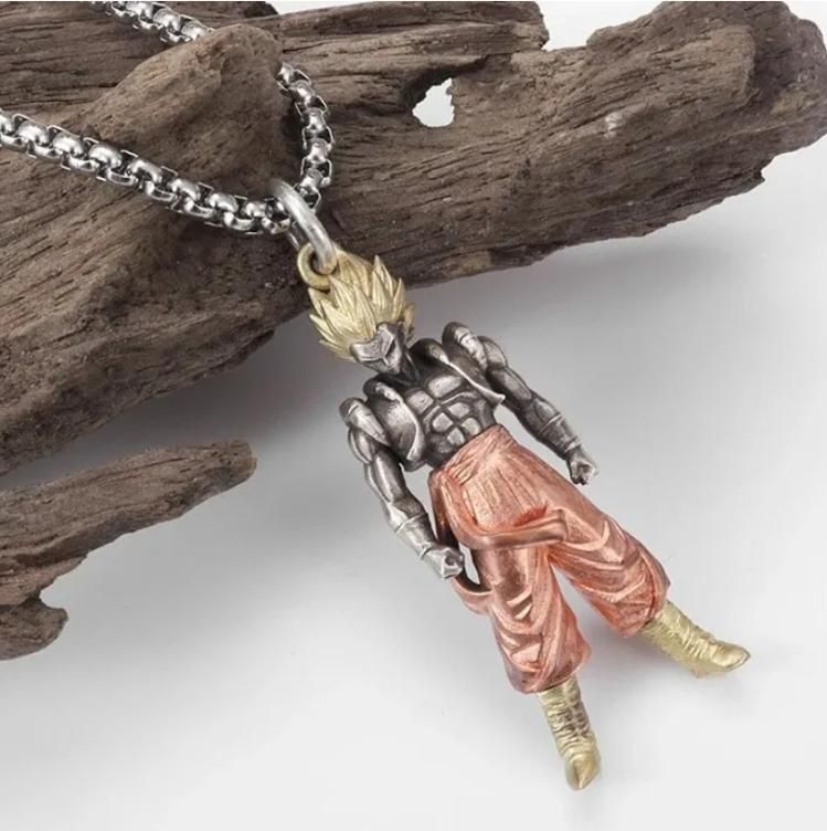Dragonball Z Goku Inspired Pendant with Chain Jewellery