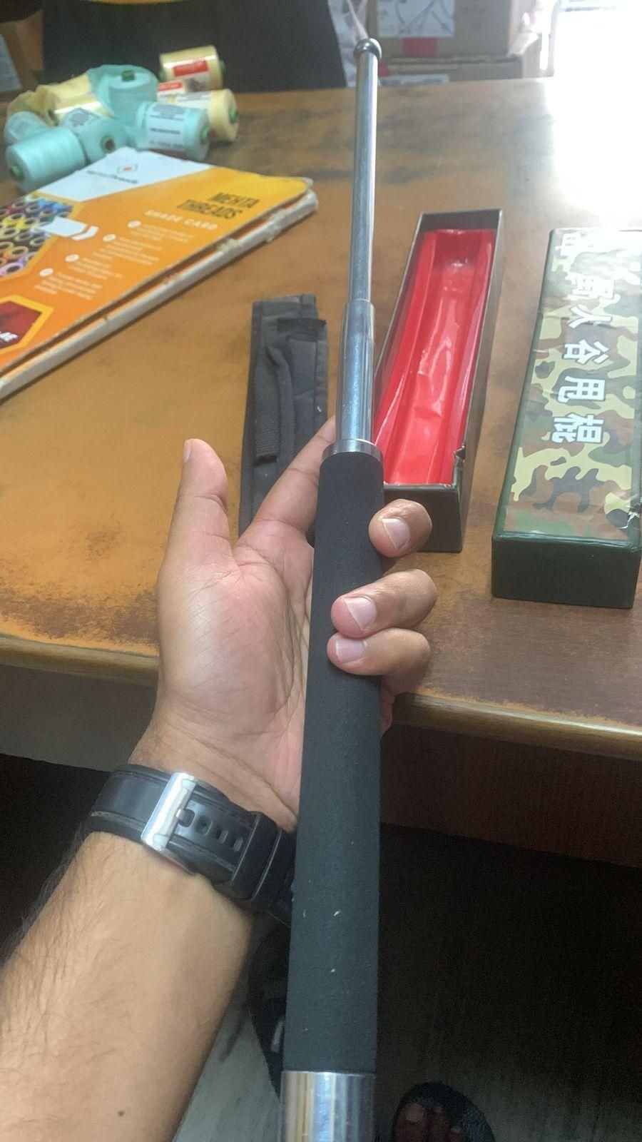 Self Defence Tactical Rod (Heavy Metal and Extendable) Gym & Wellness