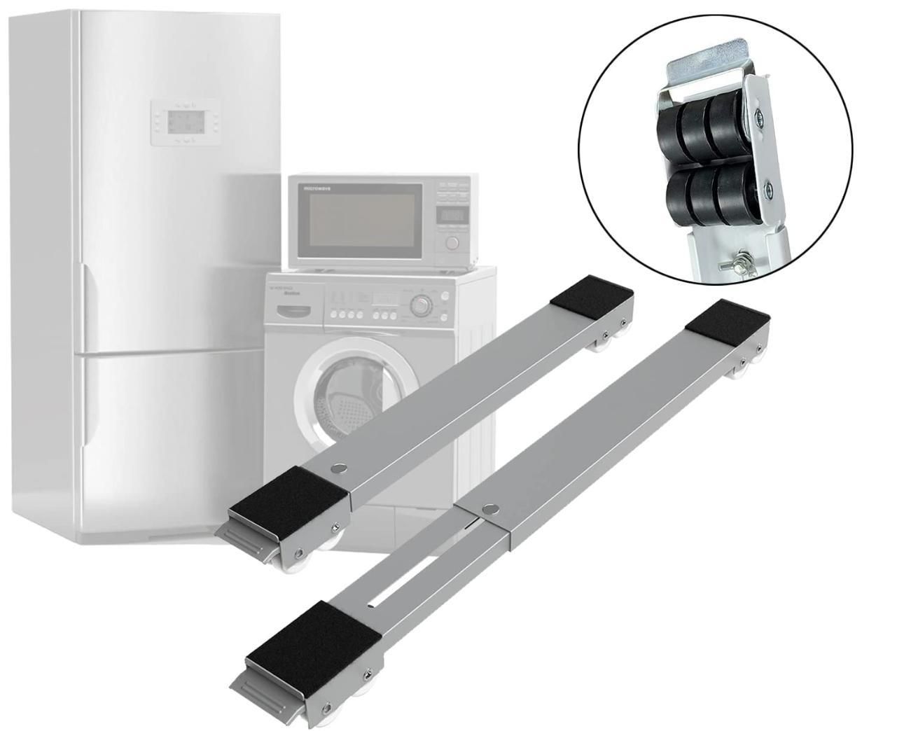 Multi-Functional Adjustable Trolley Fixed Mount Racks Holder (Pair of 1)