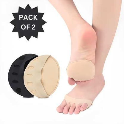 Invisible Fashion Women Ruffle Wave Girls Toe Pad Inserts Forefoot Pads Half Insoles Five Toes Socks Accessories