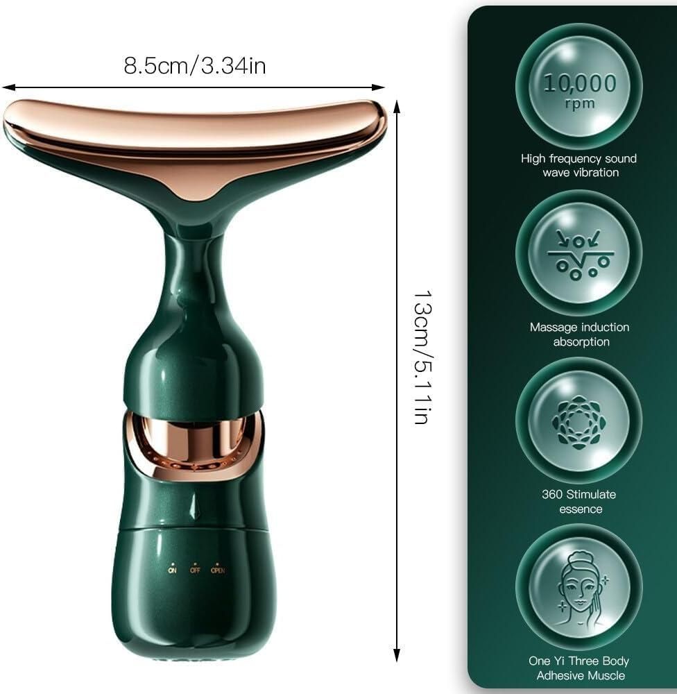 2 In 1 Anti Wrinkles  Facial Massager For Skin Care Beauty & Personal Care