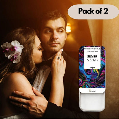 Pheromone Solid Perfume Set Silver Spring 20 gm Pack of 2 Beauty & Personal Care