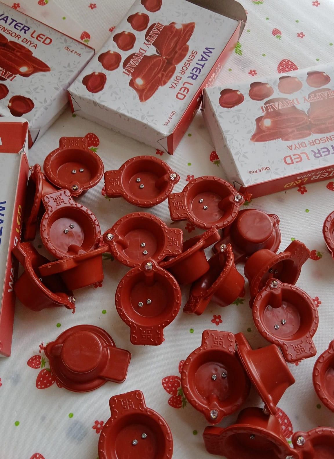 LED Light Water Sensor Diyas Plastic with, Ambient Lights, (Pack of 6/12/18/24) Electronics