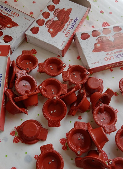 LED Light Water Sensor Diyas Plastic with, Ambient Lights, (Pack of 6/12/18/24) Electronics