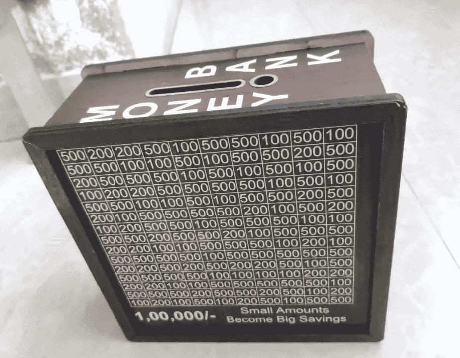 Savings Challenge Piggy Bank Home Essentials