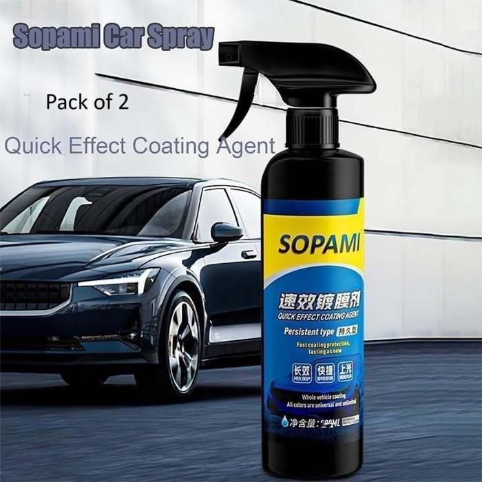 Sopami Car Coating Spray 50ml Pack of 2 c&b Accessories