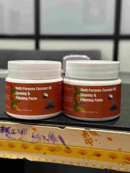 Coconut Oil Kitchen Cleaner Paste 100gram (Pack of 2) Home Essentials