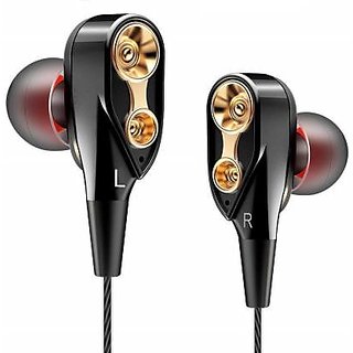 4D Bass Wired Earphone Electronics