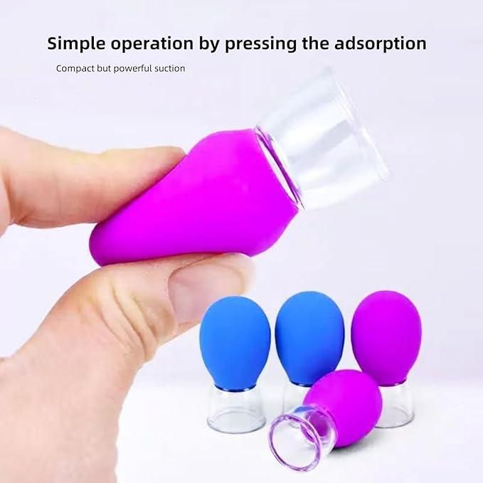 Vacuum Pressure Massage Cup Pack of 4 Beauty & Personal Care