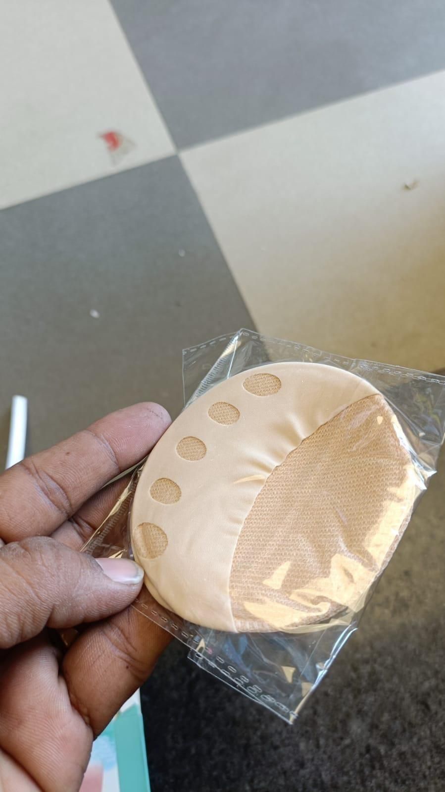 Invisible Fashion Women Ruffle Wave Girls Toe Pad Inserts Forefoot Pads Half Insoles Five Toes Socks Accessories