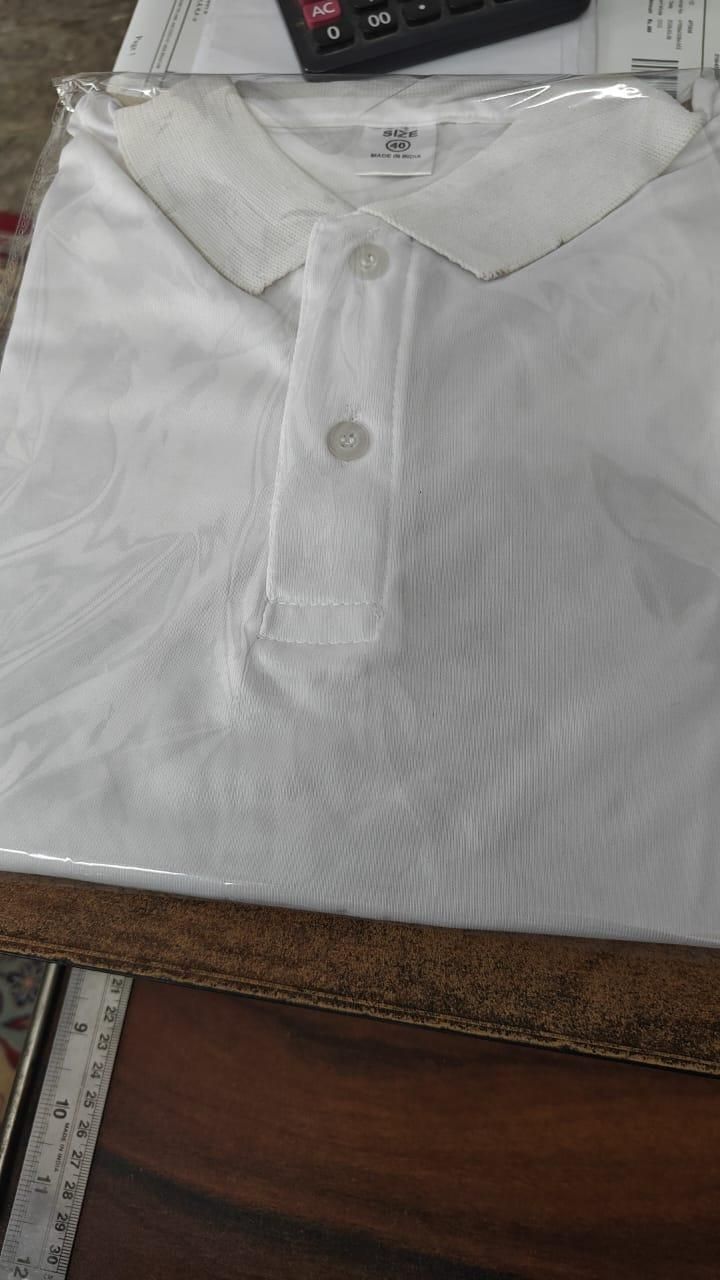 Poly Matte Solid Half Sleeves Mens Polo T-Shirt Pack Of 4 Men