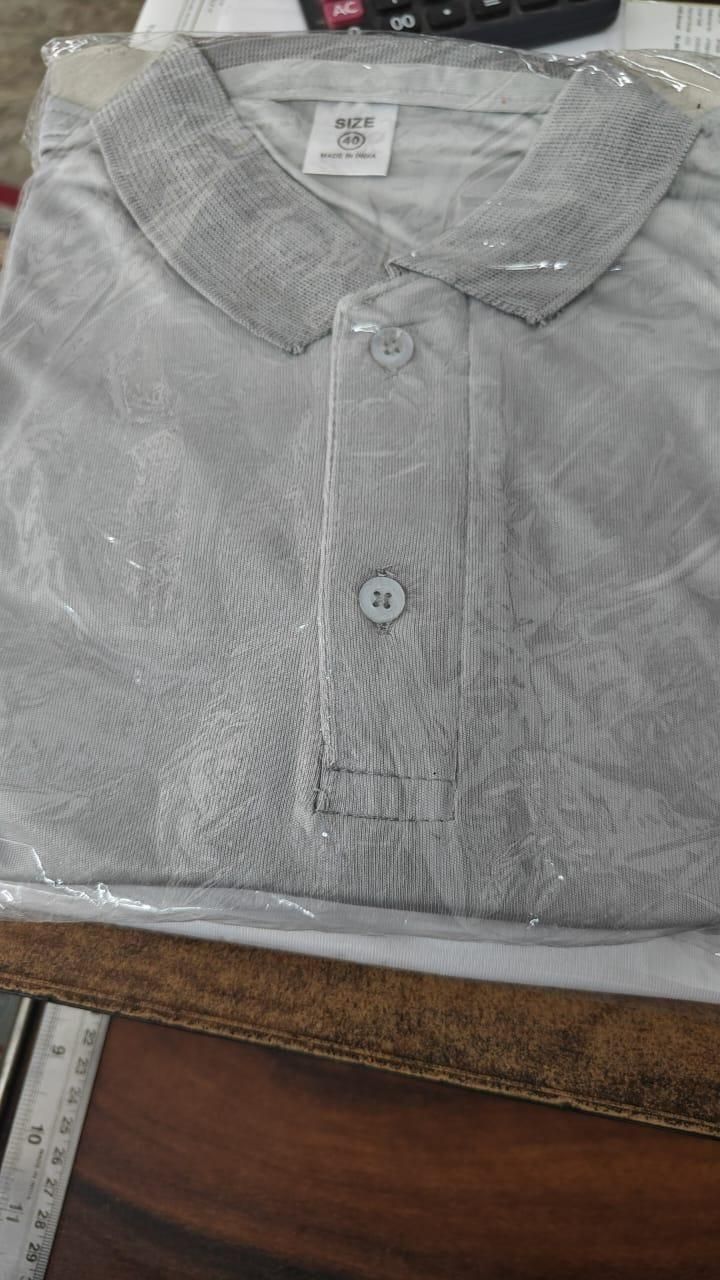 Poly Matte Solid Half Sleeves Mens Polo T-Shirt Pack Of 5 Men