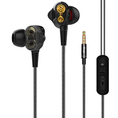 4D Bass Wired Earphone Electronics