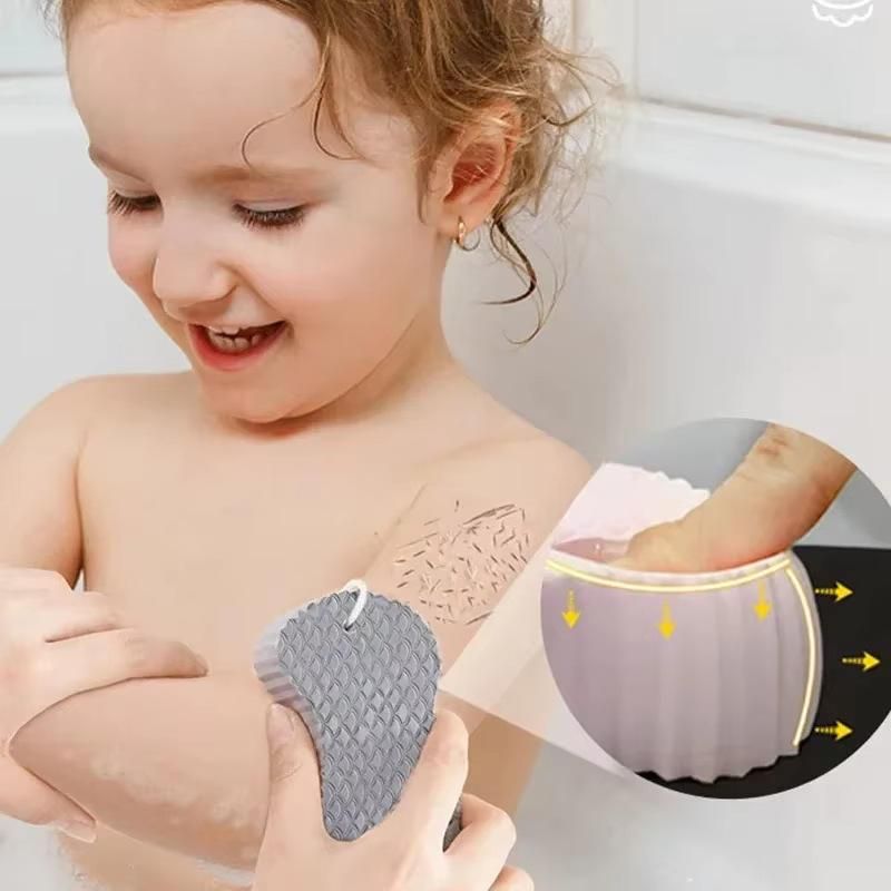 Kids Magic Bath Sponge Exfoliating Brush for Gentle Dead Skin Removal - Baby Body Scrubber & Massage Cleaning Tool  (Pack of 4)