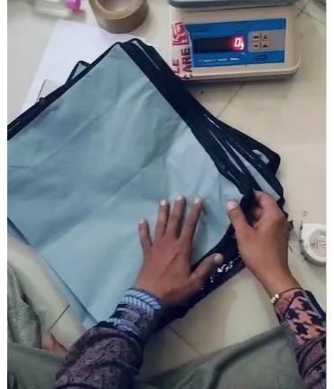 Saree Cover - Solid Non Woven Saree Cover for Wardrobe (Pack of 6) Home Essentials