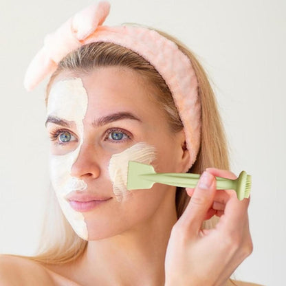 Double Headed Face Cleansing Brush Pack of 2 Beauty & Personal Care