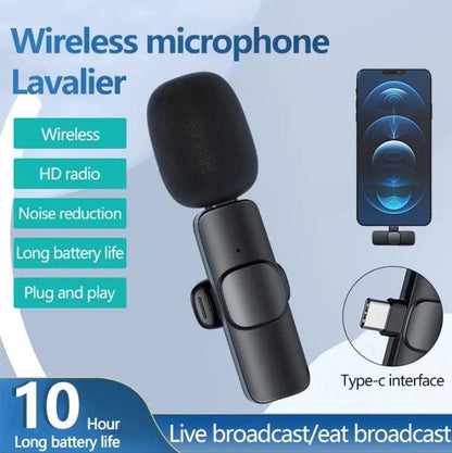 IMPORTED WIRELESS LAVALIER MICROPHONE AUDIO VIDEO RECORDING Electronics